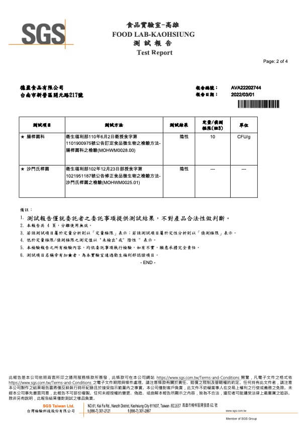 12. 巧克力SGS檢驗2022