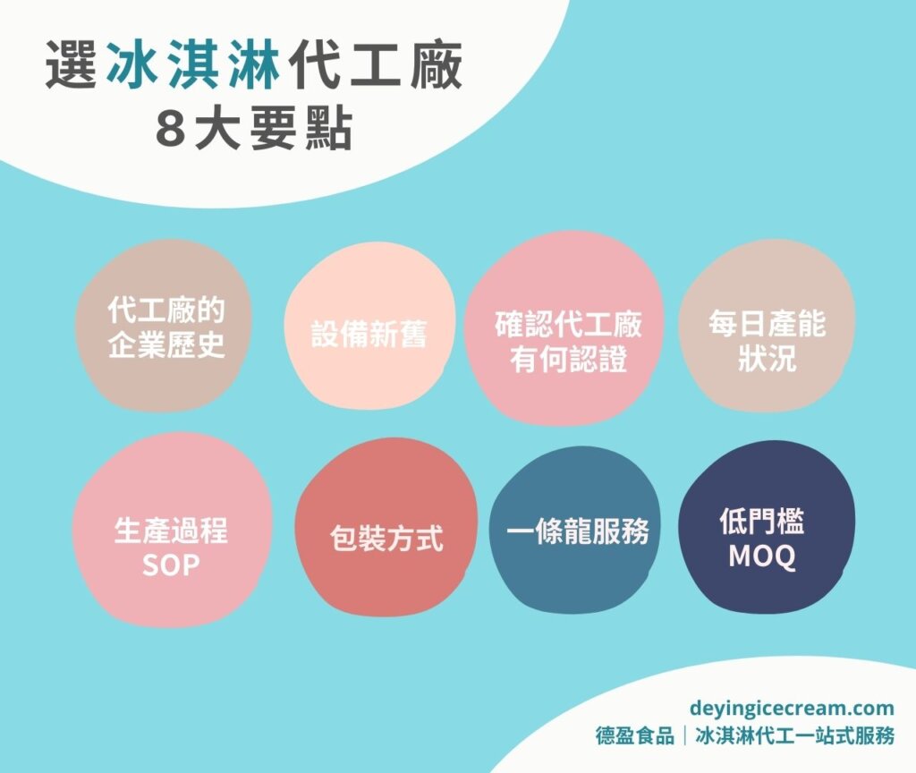 如何選擇冰淇淋代工廠8要點_德盈冰淇淋_冰淇淋代工一站式服務
