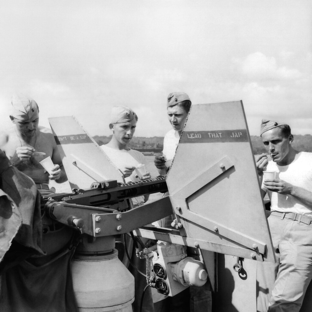 二戰時期美軍享用冰淇淋